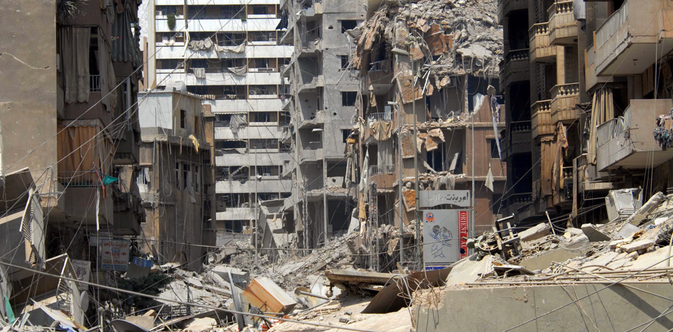 Destruction in Lebanon