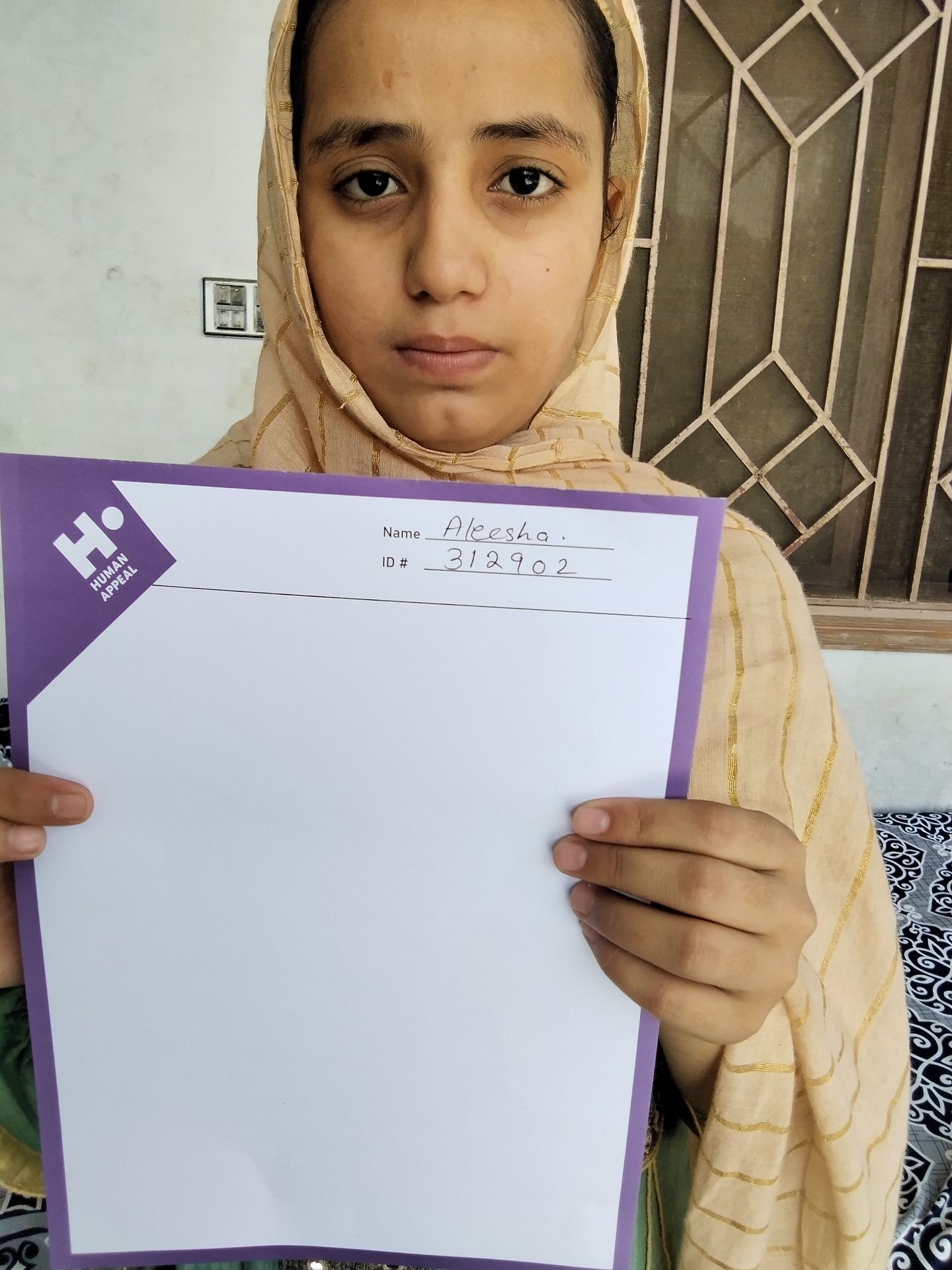 Human Appeal Orphan - Alisha