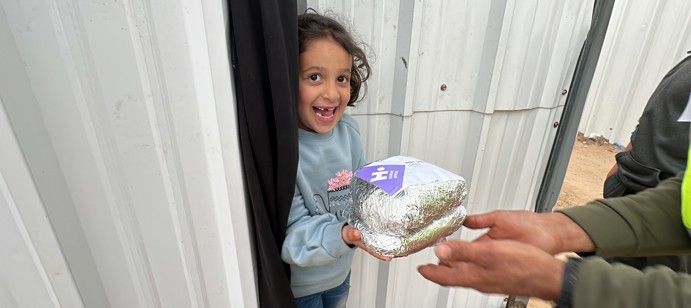 We distributed 194,118 hot meals in the second 10 days of Ramadan.