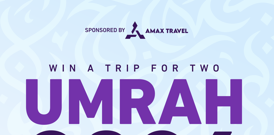 Free Umrah trip poster