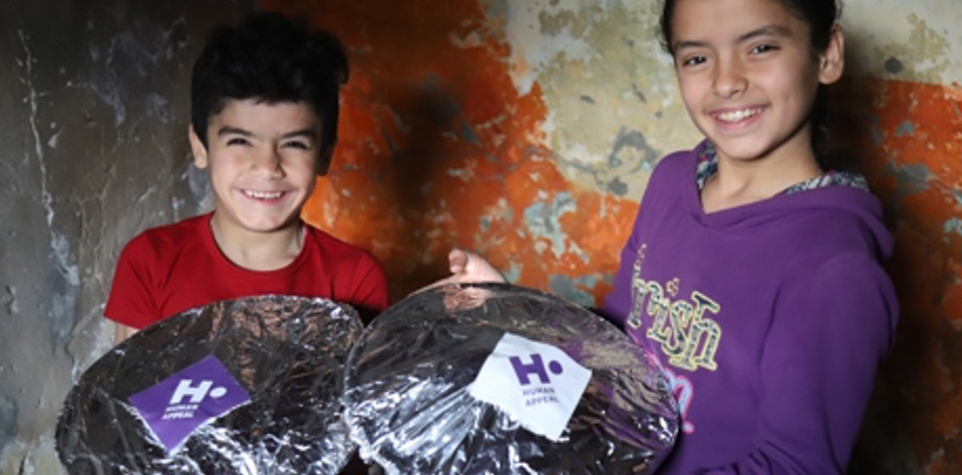 An image of food preparation in Gaza