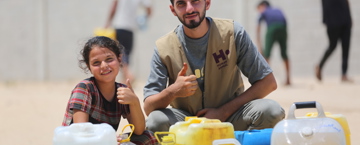 Gaza clean water delivery