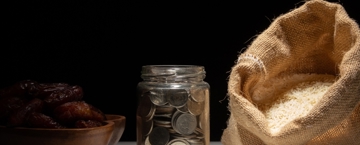 Staples and a savings jar