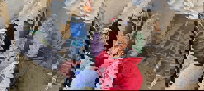 Day 9 - On the 9th day of Ramadan, we distributed 500 hot meals to displaced families in Rafah as part of our ongoing 1 million hot meal campaign for Gaza.